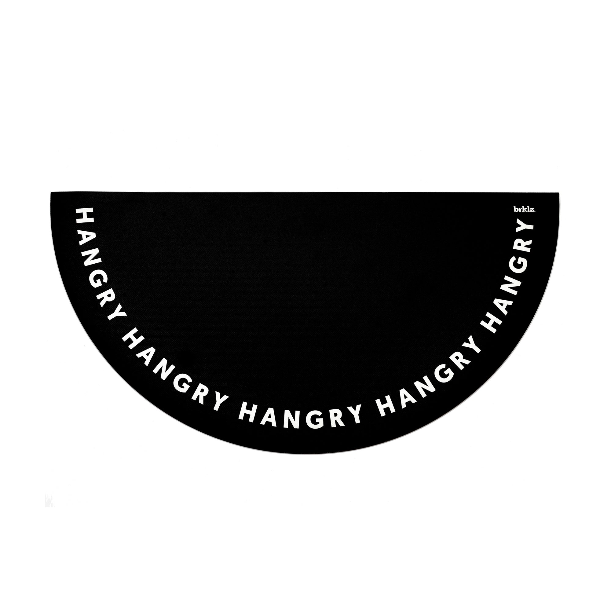 Hangry brklz food mat B&W