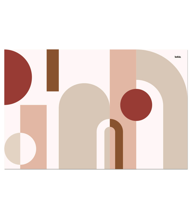 Sunset Retro food mat