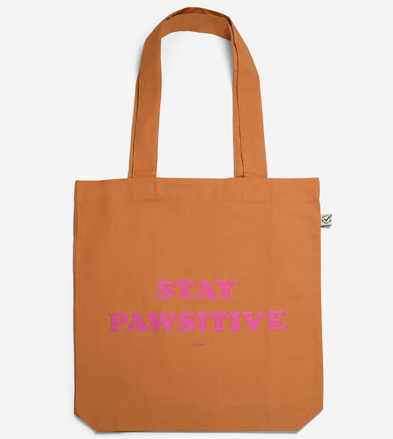 Pawsitive small shopping tote Cinnamon