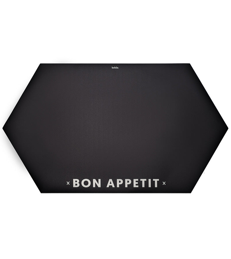 brklz Bon Appetit B&W food mat