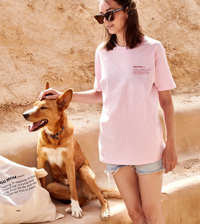 Dog Mom T-Shirt Pink
