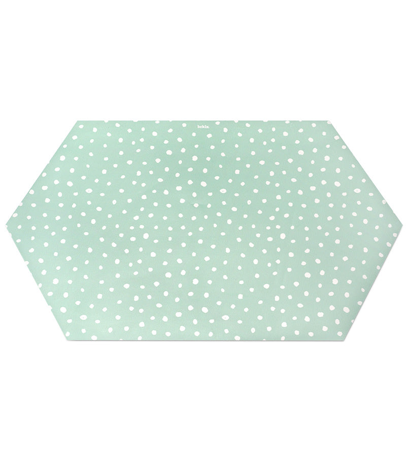 Mint dalmatian food mat